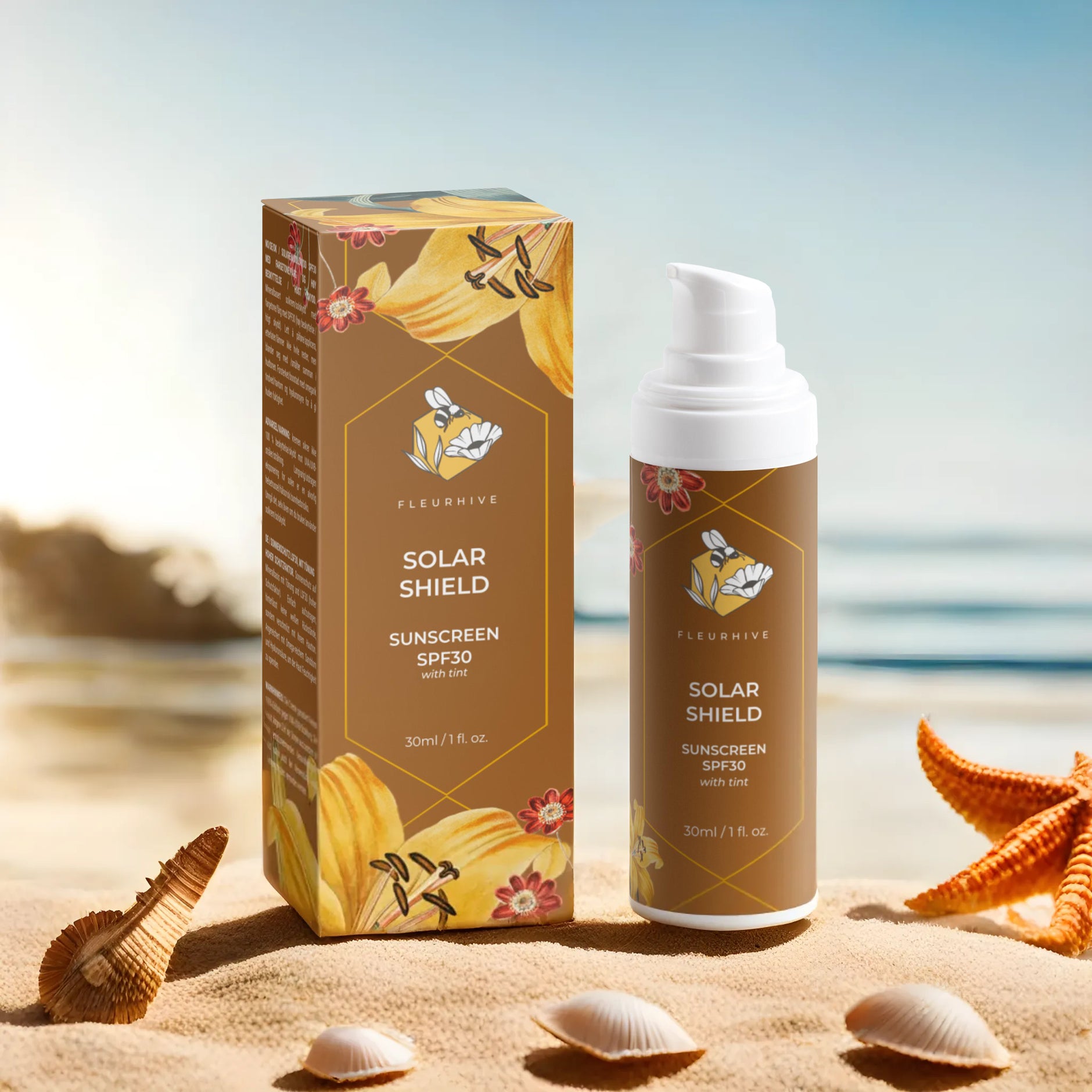 Solar Shield | Sunscreen SPF30 with Tint – Fleurhive